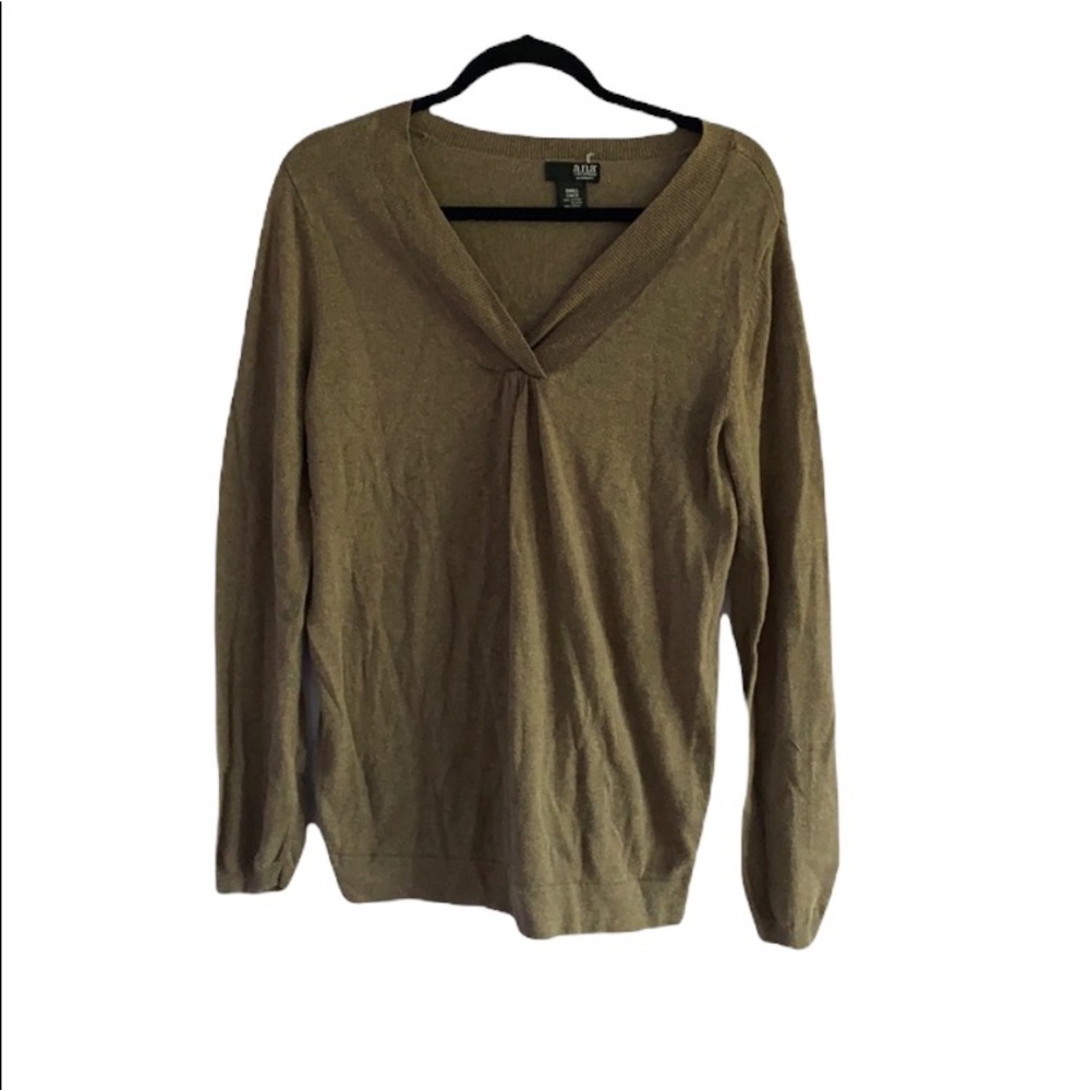 a.n.a. Maternity Brown Sweater Top